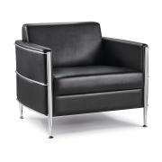 Rapidline Eclipse 1 Seater Lounge in Black PU