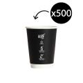 Thumbnail image of Truly Eco Double Wall 90mm Hot Cup Black 12oz Carton 500