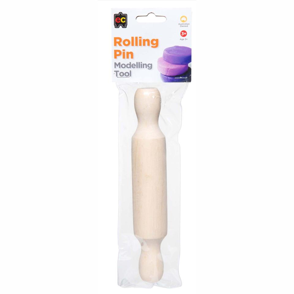 Educational Colours Wooden Rolling Pin