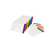 Codafile 191128 Lateral File Legal 388 x 242mm White Printed Side Tab Blue Pack 25