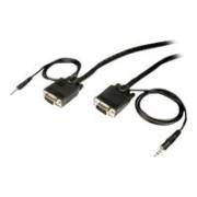 Comsol VGA & Audio 15 Pin Male to 15 Pin Male Cable with 3.5 mm Audio Plug - 5 m