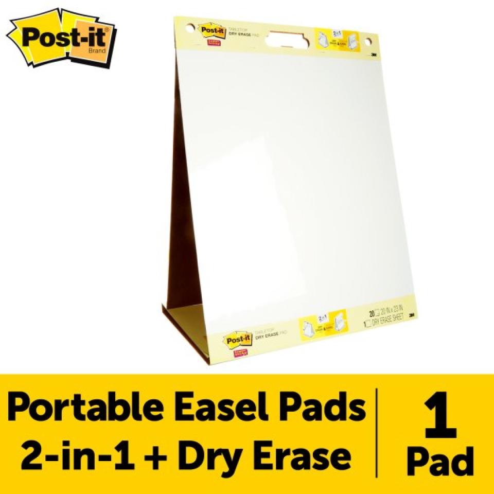 Post-it® Dry Erase Table Top Easel Pad