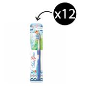 Diaguru Seasonal Toothbrush Blue Winter Soft Dupont Nylon Bristles Box 12