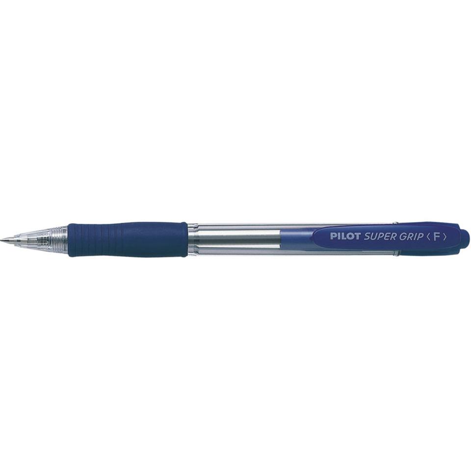 Pilot BPGP-10R Supergrip Retractable Ballpoint Pen Fine 0.7mm Blue Each Image