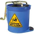 Thumbnail image of Cleera Heavy Duty Wringer Mop Bucket on Wheels 15L Blue