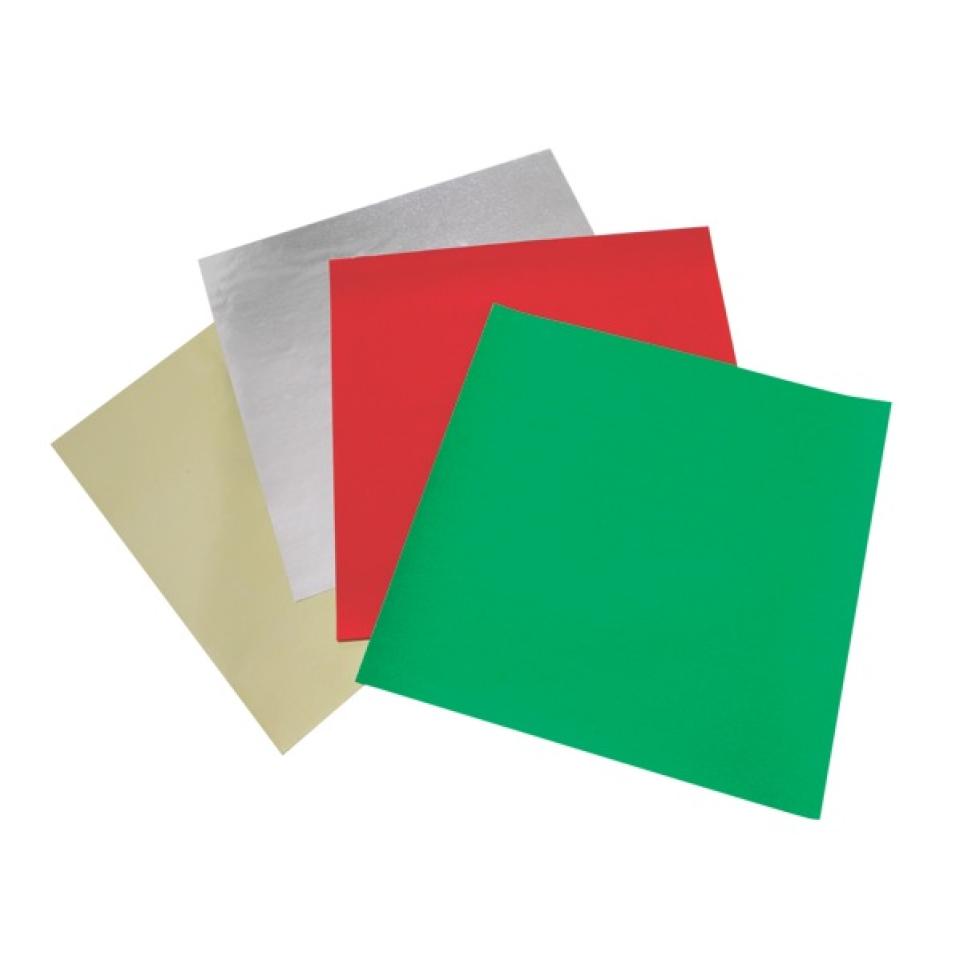 Teter Mek 254x254mm Christmas Gloss Square Kinder Craft Paper Pack of 100