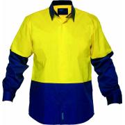 Prime Mover FDL150 Food Industry Drill Shirt with Long Sleeves