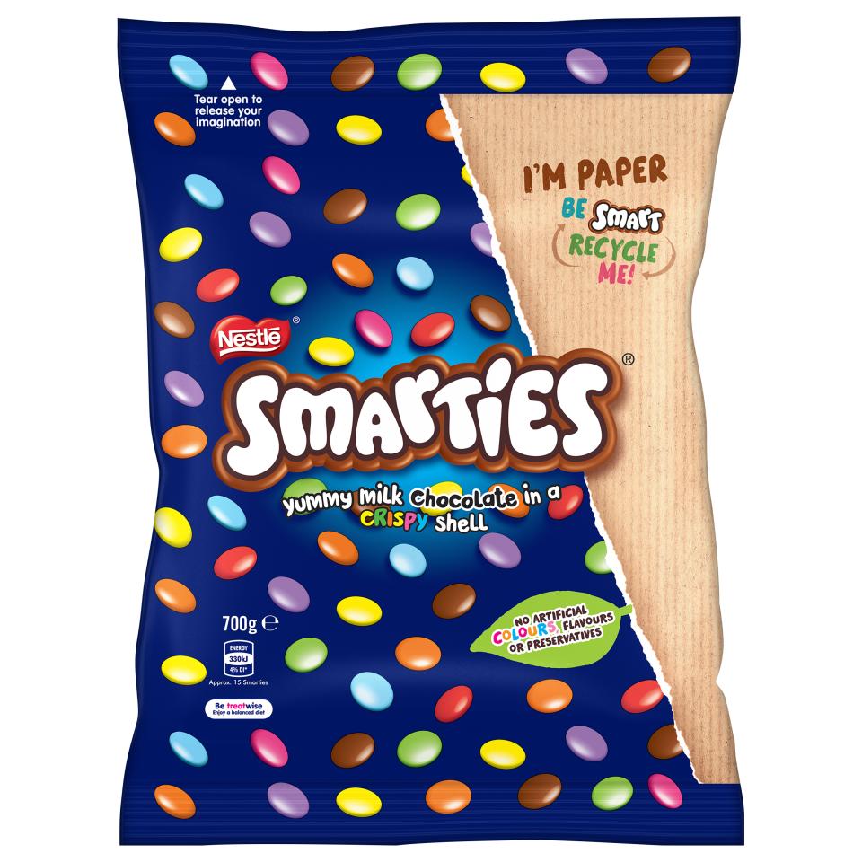 Nestle Smarties Chocolate Pack 700g Winc