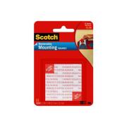 Scotch Removable Mounting Squares 12.7 x 12.7mm Clear Pack 64