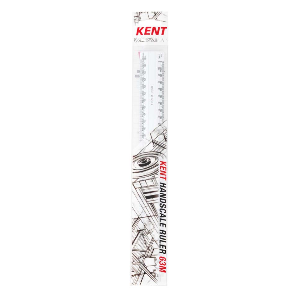 Kent 30cm Double Sided Oval Hand Scale 1 1 100 20 200 25 250 50 500 | Winc