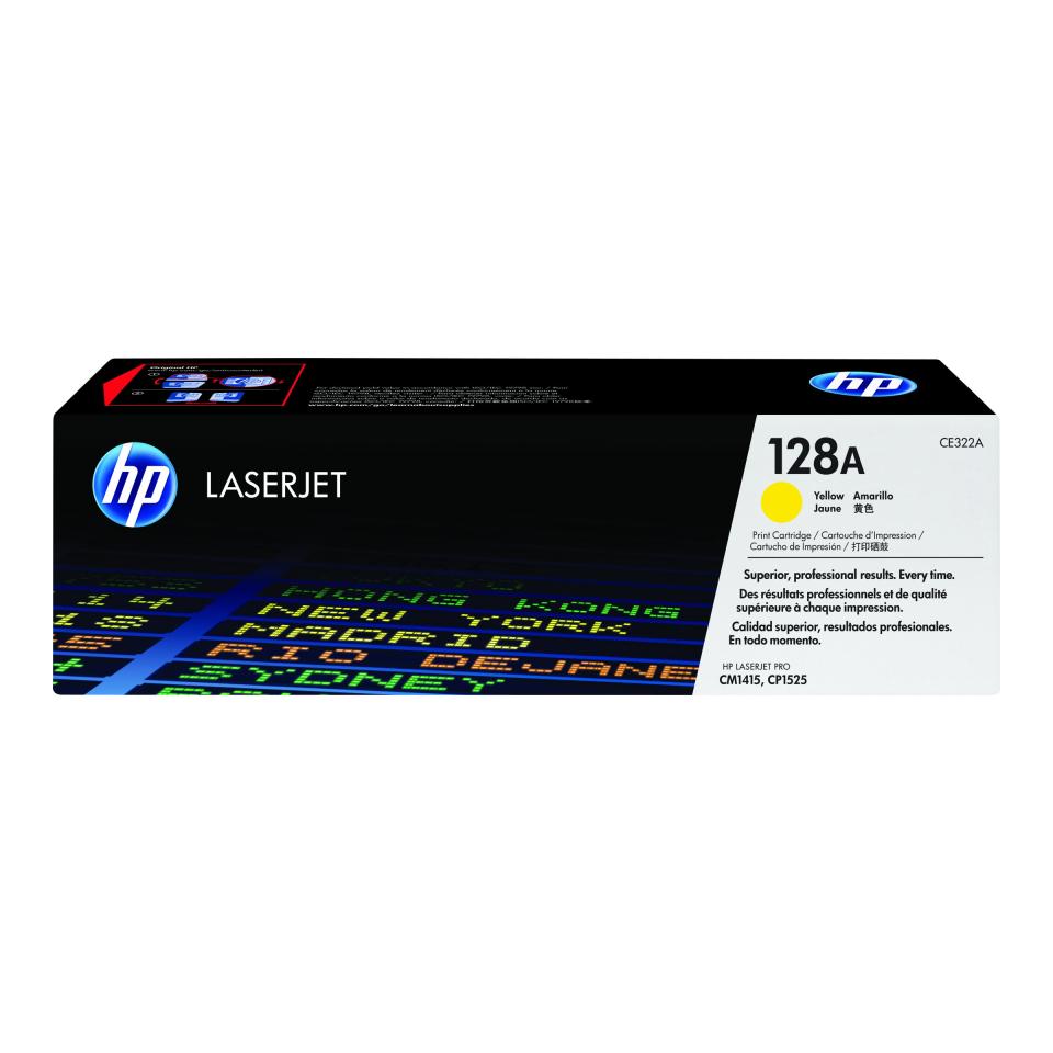 HP LaserJet 128A Yellow Toner Cartridge - CE322A