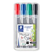 Lumocolor Flip Chart Marker Assorted Colours Wallet 4