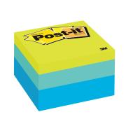 Post-it Notes Cube 76 x 76mm Blue Wave 490 Sheets Each