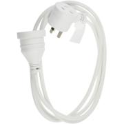 Sansai Extension Power Cord Spgy-2m With Piggyback Plug 2m