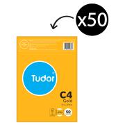 Tudor Envelopes Peel-N-Seal C4 324X229mm Gold Pack 50
