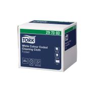 Tork White Colour Coded Cleaning Cloth Pack 100
