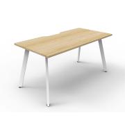 Rapidline Eternity Single Sided Workstation 150 x 75mm Oak/White