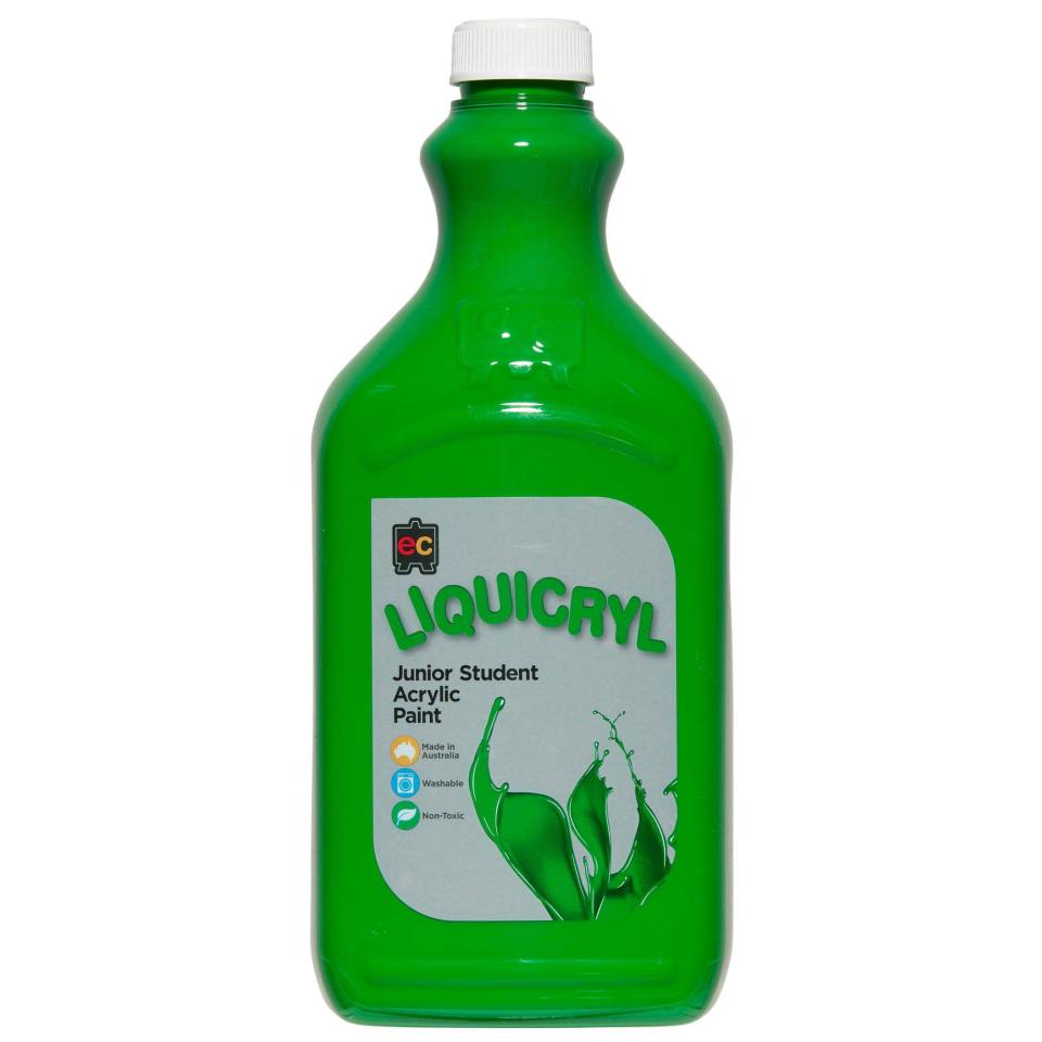 Educational Colours Liquicryl 2L Leaf Green Image