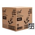 Thumbnail image of Livi Essentials 6007 Commercial Wipes Red Roll 45m Carton 4