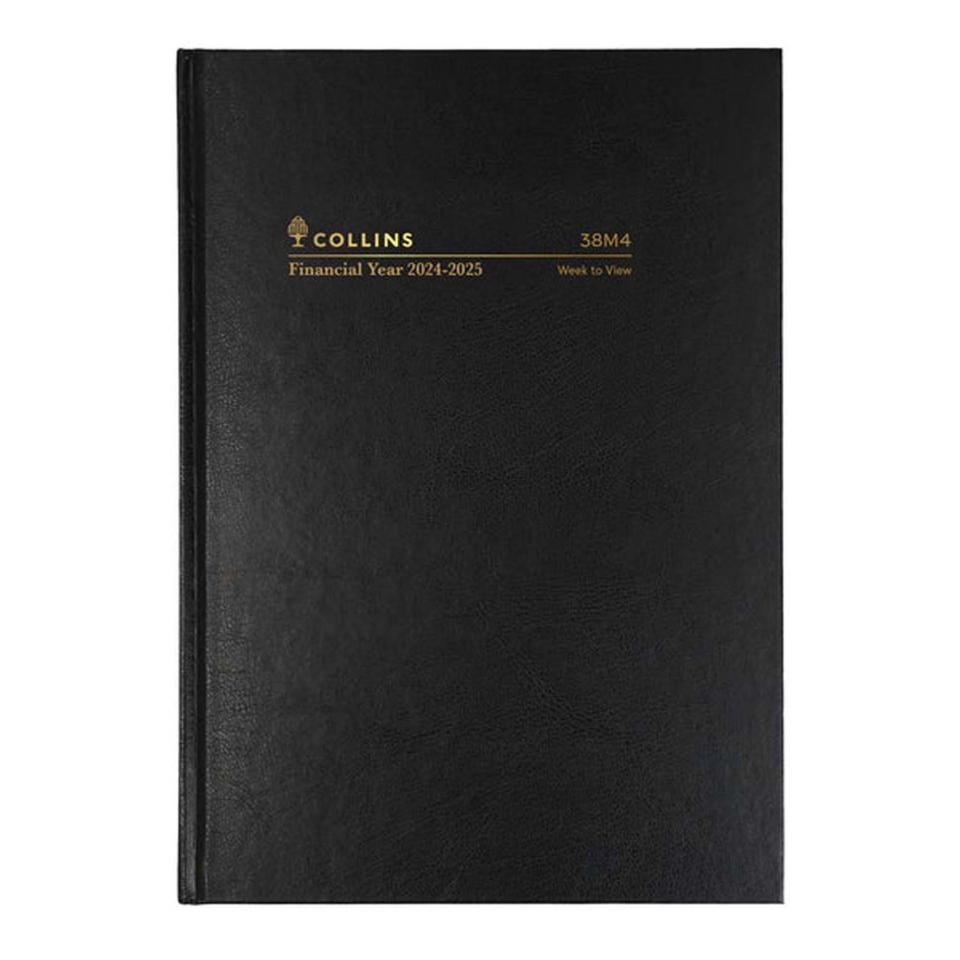 Collins Debden Financial Year Diary A5 Week To View 2024/2025 Black