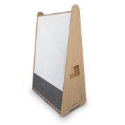 Visionchart Idea Board A-frame Magnetic Mobile Whiteboard with Pin & Storage 1820x1000mm
