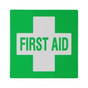Uneedit First Aid Sticker Small Green 60mm x 60mm