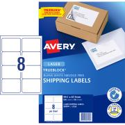 Avery Shipping Labels with TrueBlock for Laser Printers - 99.1 x 67.7mm - 800 Labels (L7165)