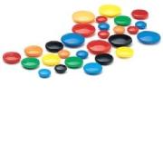 Officemax Magnetic Button 20mm Blue Pack Of 10