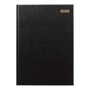 Winc 2026 Appointment Diary A4 2 Pages per Day Black