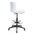 Thumbnail image of Dal Acti Swivel Drafting Stool Tall Gas Lift Footring  Black Nylon Base Castors