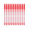 Thumbnail image of Simply Tinted Stick Ballpoint Pen Medium 1.0mm Red Box 12