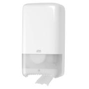 Tork T6 Twin Mid-Size Toilet Roll Dispenser White