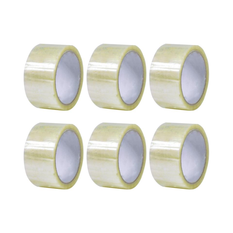 Winc Packaging Tape Acrylic 48mm x 75M Clear Pack 6 Rolls