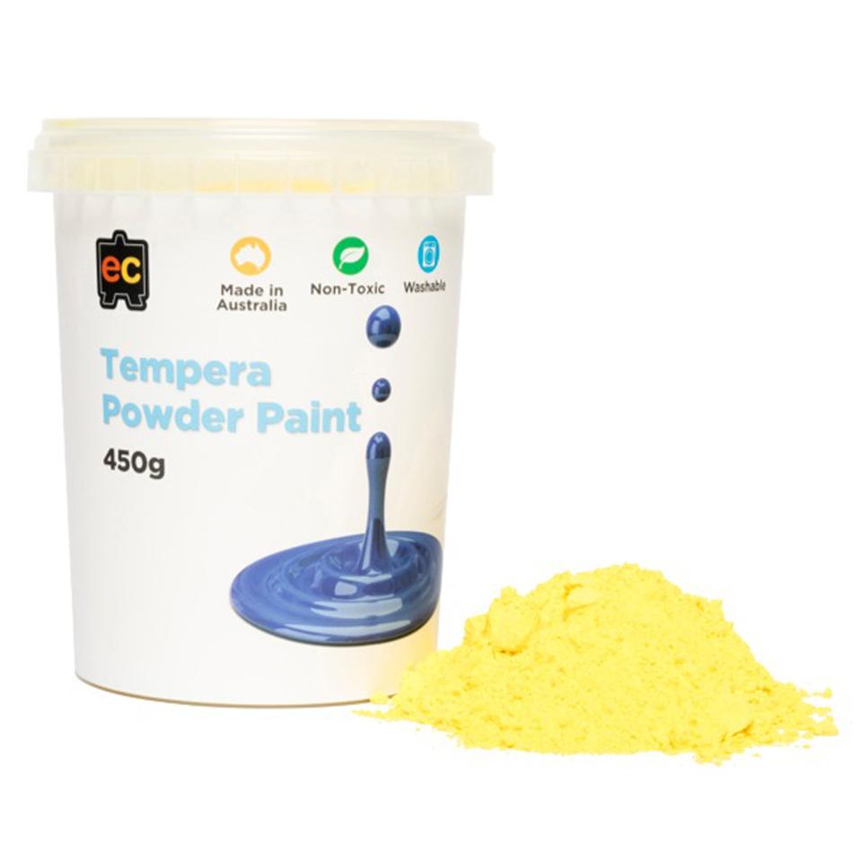 Ec Tempera Powder Paint 450gm Yellow Winc