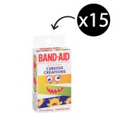 Uneedit J&J Curious Creations Character Band Aid Pack 15
