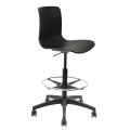 Thumbnail image of Dal Acti Swivel Drafting Stool Tall Gas Lift Footring  Black Nylon Base Castors