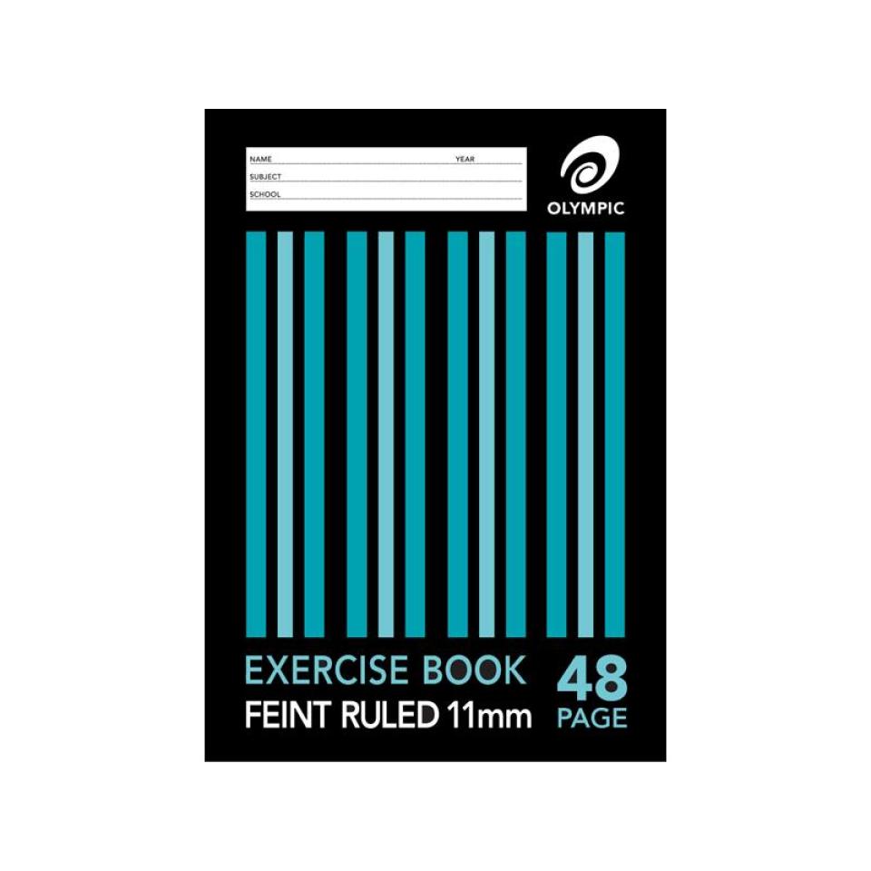 Olympic Exercise Book A4 48 Pages 11mm Ruled