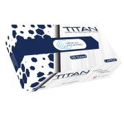 Titan Nitrile Examination Gloves Powder Free Blue Large Box 100