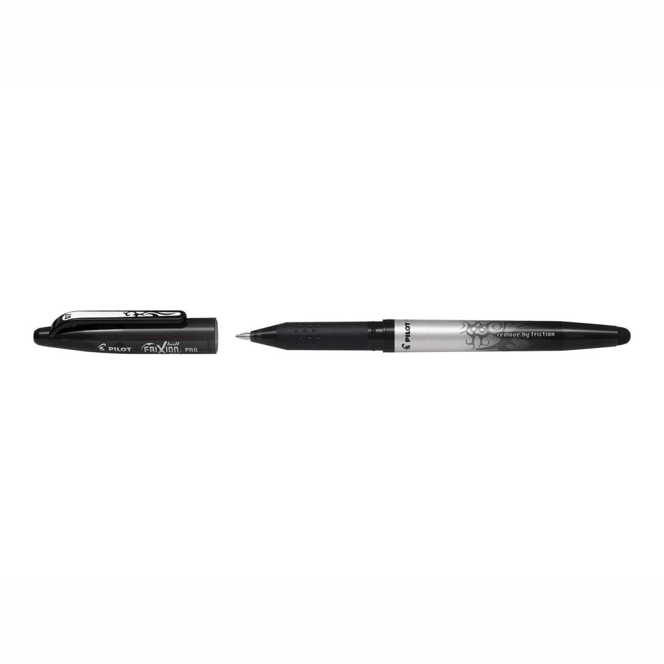 Pilot Frixion Pro Erasable Gel Ink Rollerball Pen Fine 0.7mm Black Box 12