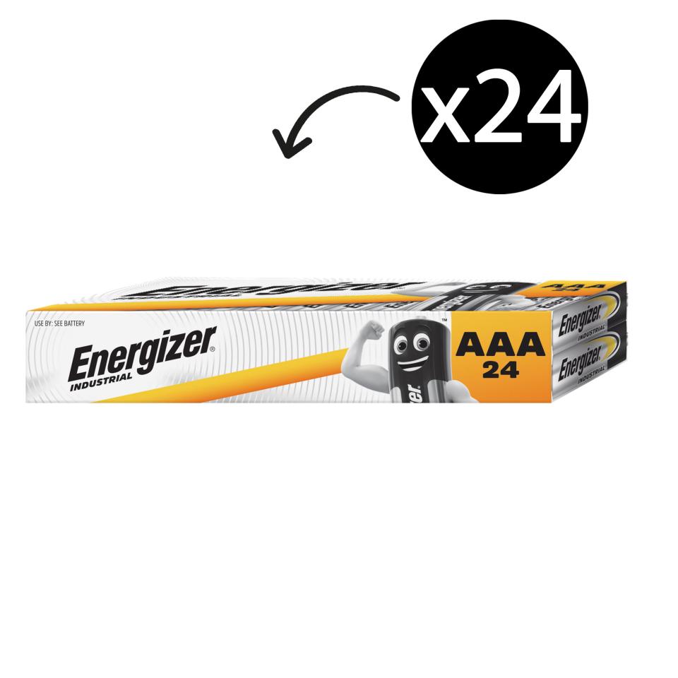 Energizer Industrial EN92 1.5V Alkaline AAA Battery Pack 24