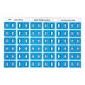 Thumbnail image of Avery H Side Tab Colour Coding Labels for Lateral Filing - 25 x 38mm - Blue - 180 Labels