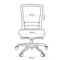 Thumbnail image of Buro Mentor Task Chair  Mesh Back Nylon Base with Arms Safetex