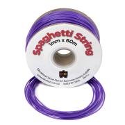 EC Spaghetti String PVC Tubing 1mm x 60m Purple