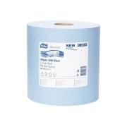 Tork 130081 Industrial Heavy Duty Wiping Paper Blue Combi Roll W1/2 350Sheets Carton 2