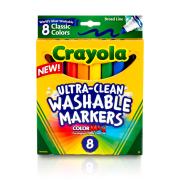 Crayola Markers Washable Broadline Classic Pack 8