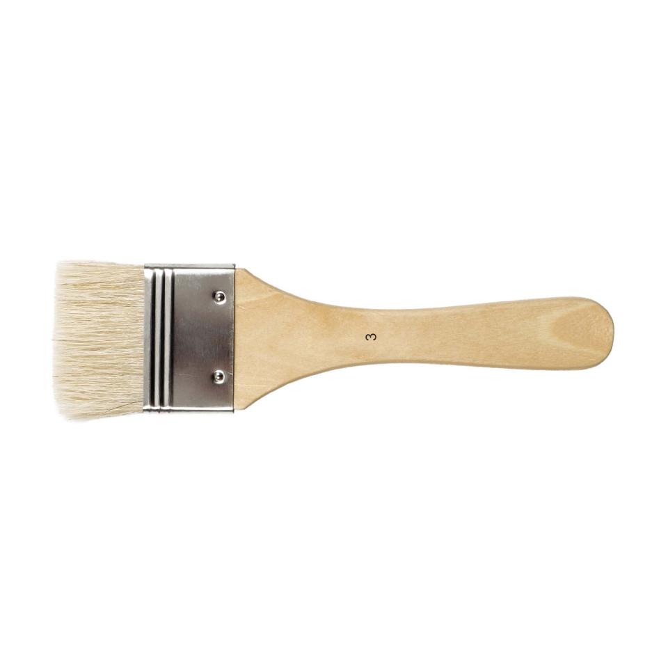 Winc 2713 Flat Paint Brush No.3 Hog Hair Image