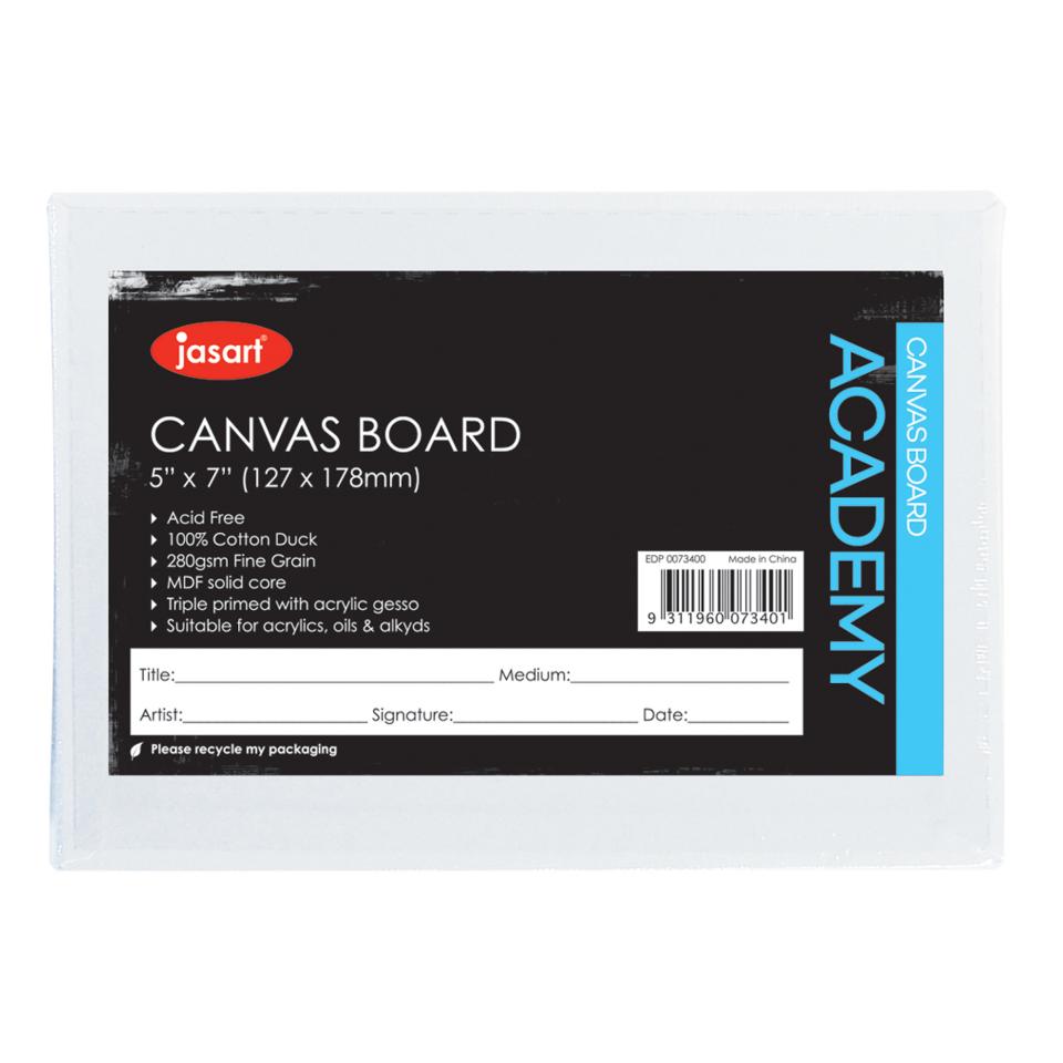Jasart Academy Canvas Board 5 X 7 Inch Image