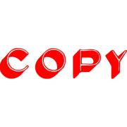 X-Stamper 'Copy' Self-Inking Stamp with Red Ink