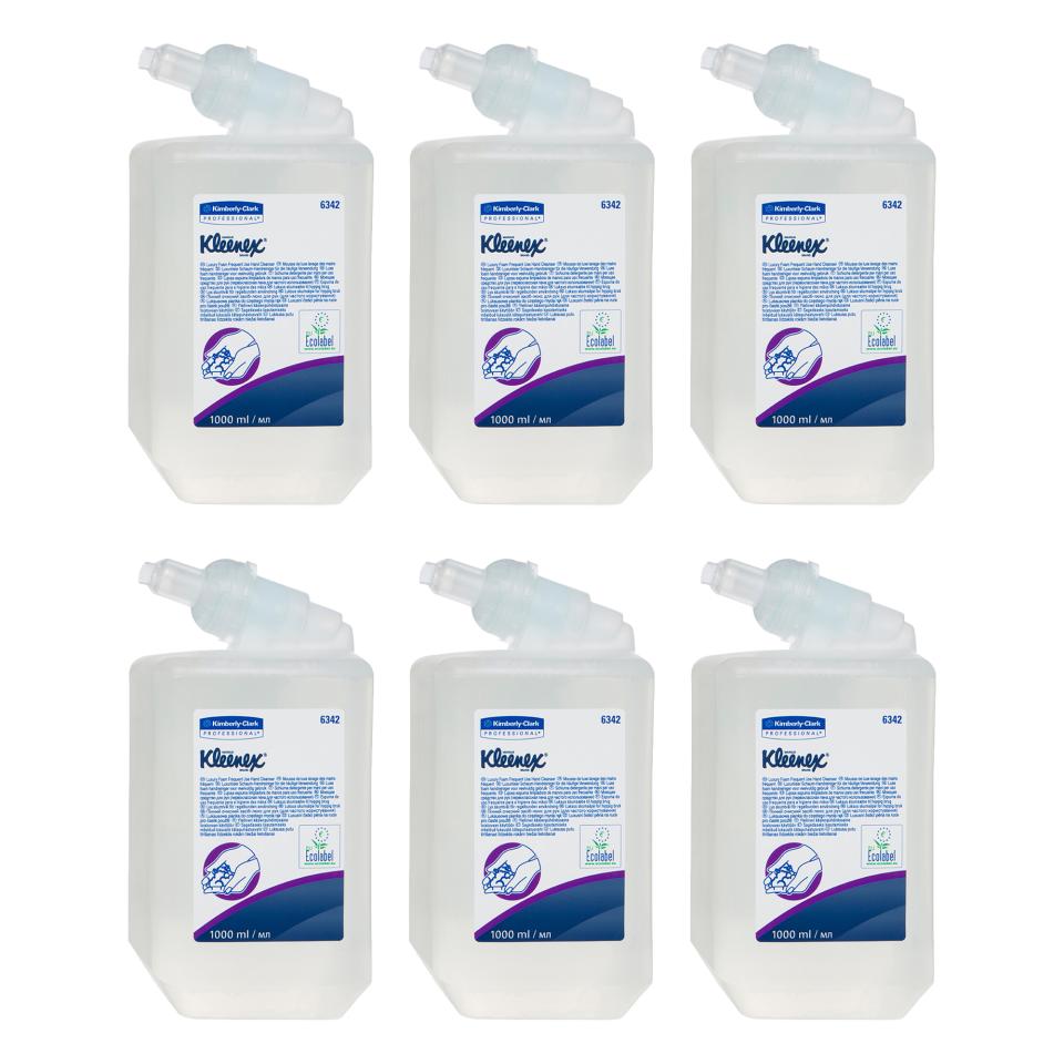 Kleenex 6342 Luxury Foam Hand Wash 1L Carton 6