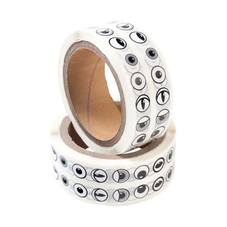 Ec Adhesive Eyes Black/White Roll 2000 Pairs Image
